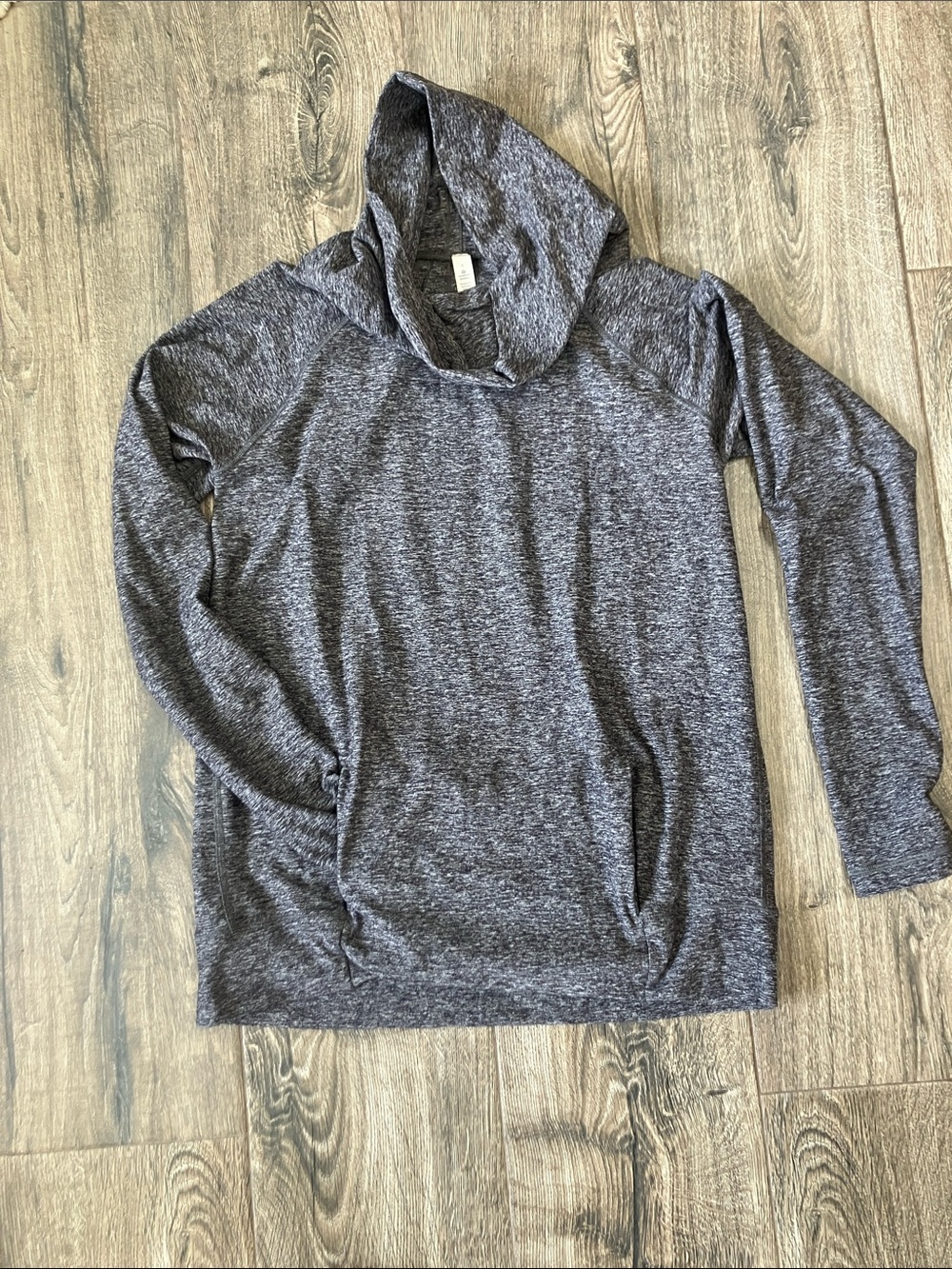 lululemon athletica Heathered Dark Gray Long Sleeve Pullover